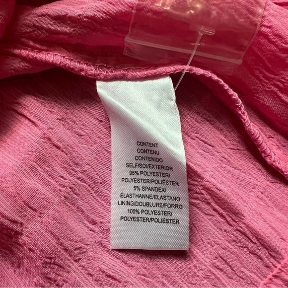 [NWT] WAYF Pink Long Sleeve Peplum Square Neck Babydoll Bohemian Blouse - Sz S - Picture 11 of 14